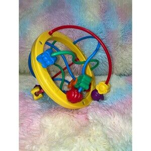 fisher price vintage colorful bead maze